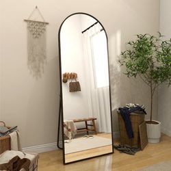 MIRROR - Full Length Arch Mirror with Stand 32 x 70