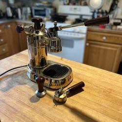 La Pavoni Professional, 24-karat gold plated brass