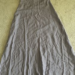 Size: 8 Striped Maxi Dress