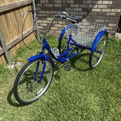 Three Wheel Bike Seven Speed.