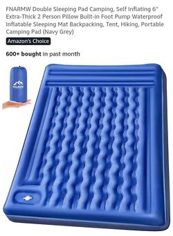 NEW DOUBLE SLEEPING PAD FOR CAMPING