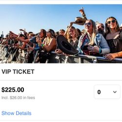 VIP Boots In The Park Tickets 