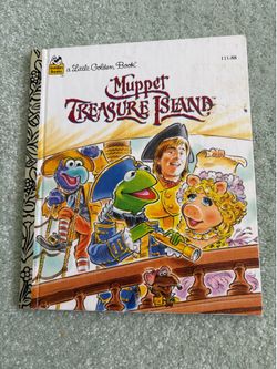 Vintage 1995 Muppet Treasure Island Little Golden Book 111-88 First Edition A