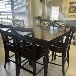 High Top Kitchen Table Set 