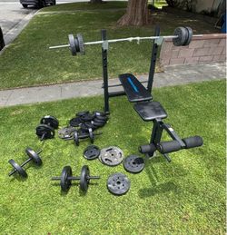 Bench and Weights