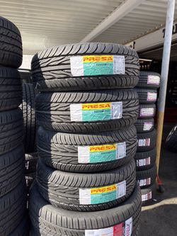 225/55R17 PRESA $325.00 All 4 Installed with free alignment