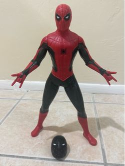 2021 Marvel Spider-Man Far From Home 13” Action Figure Hasbro with change of mask