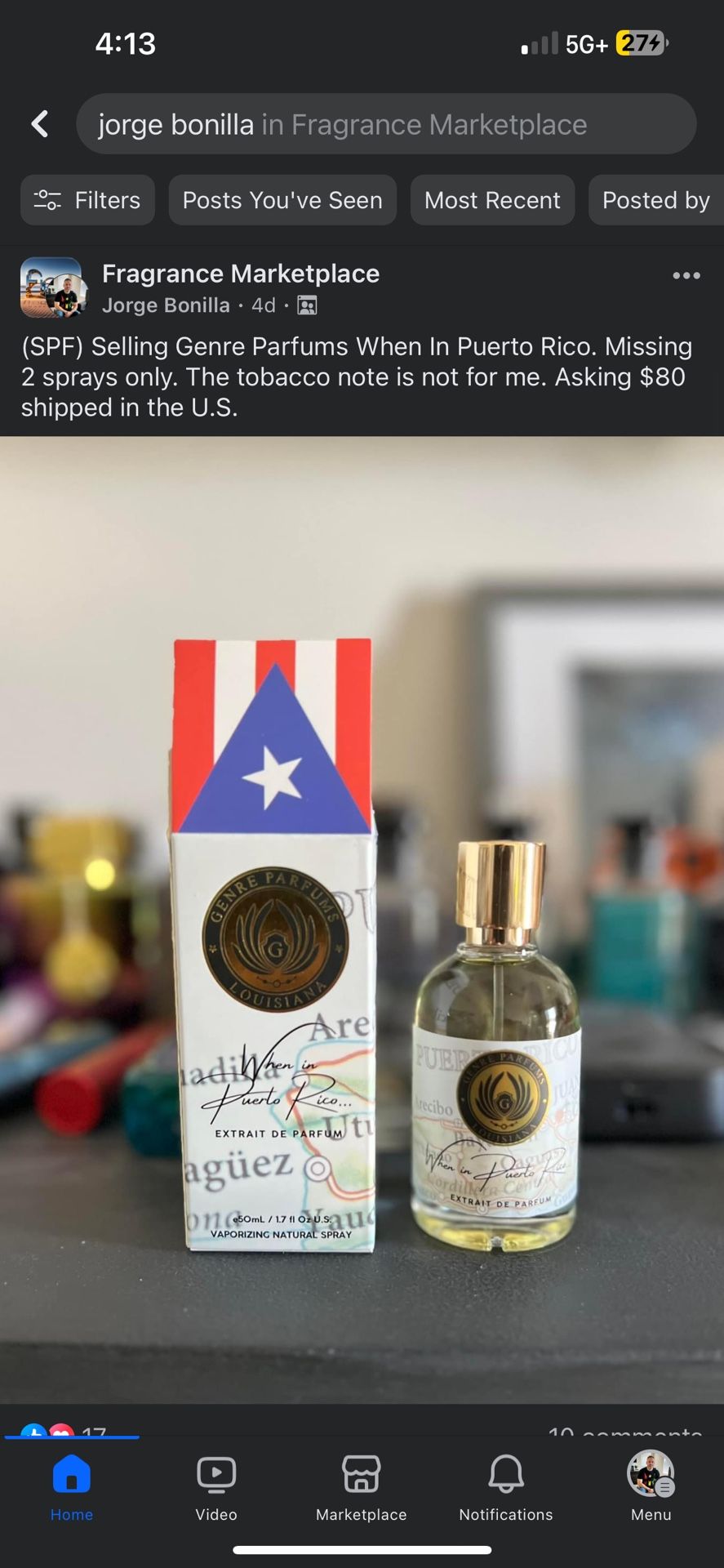 Genre Parfums “When in Puerto Rico” 50ml