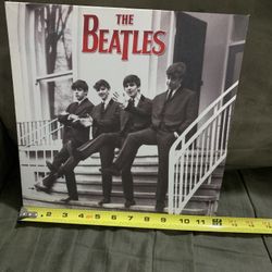 Beatles 12” X 12” Wood Framed Canvas Wall Decor 