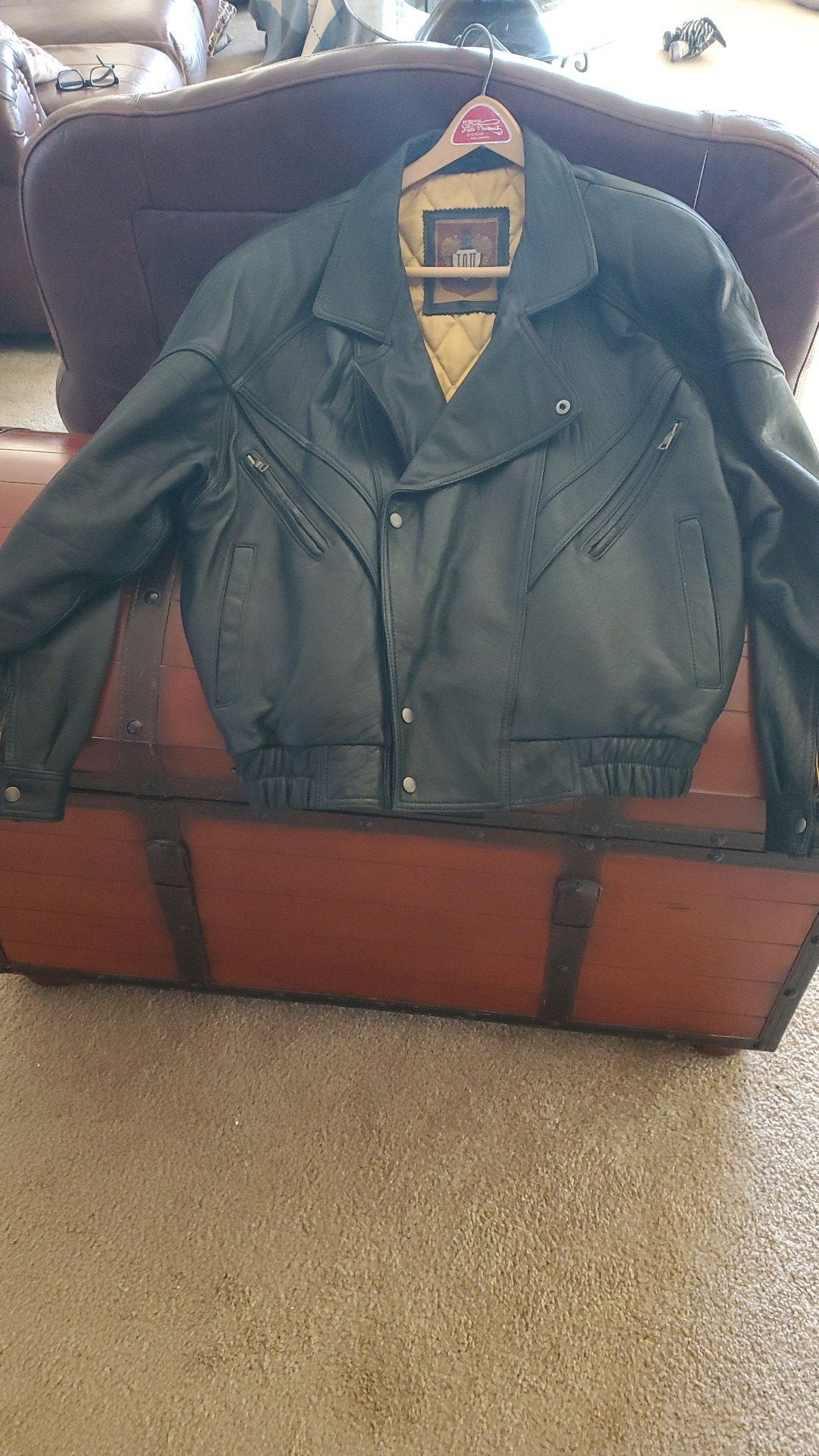 I.o.u. leather jacket