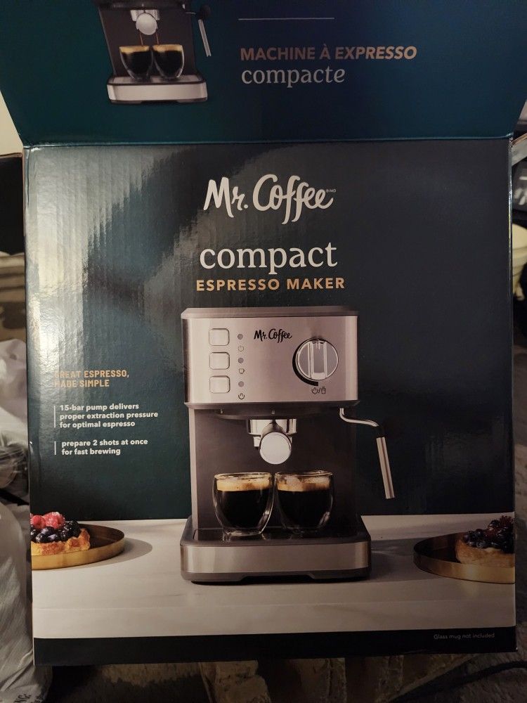 Espresso Machine (Brand New, Open Box)