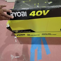 18" 40v Push Lawnmower 