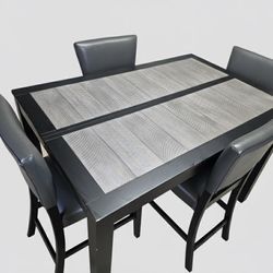🍽️ 5-Piece Expandable Counter Height Dining Set - Bob's Furniture