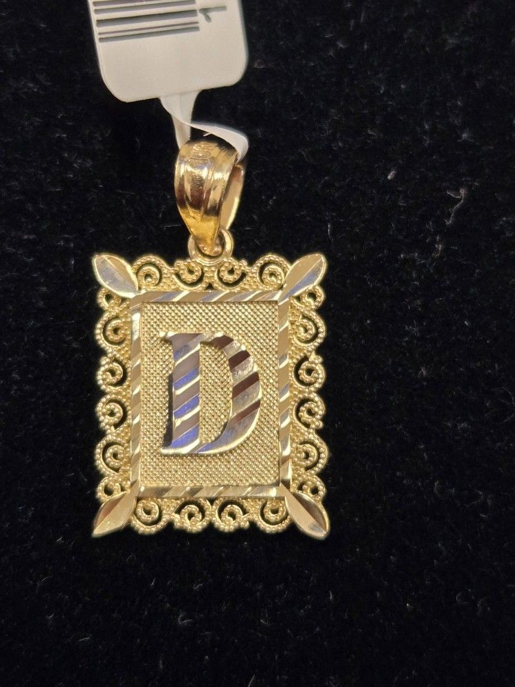 Letter "D" Charm
