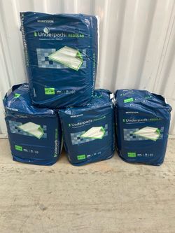 McKesson Disposable Underpads 23x36 – 40 Total – 4 Packs
