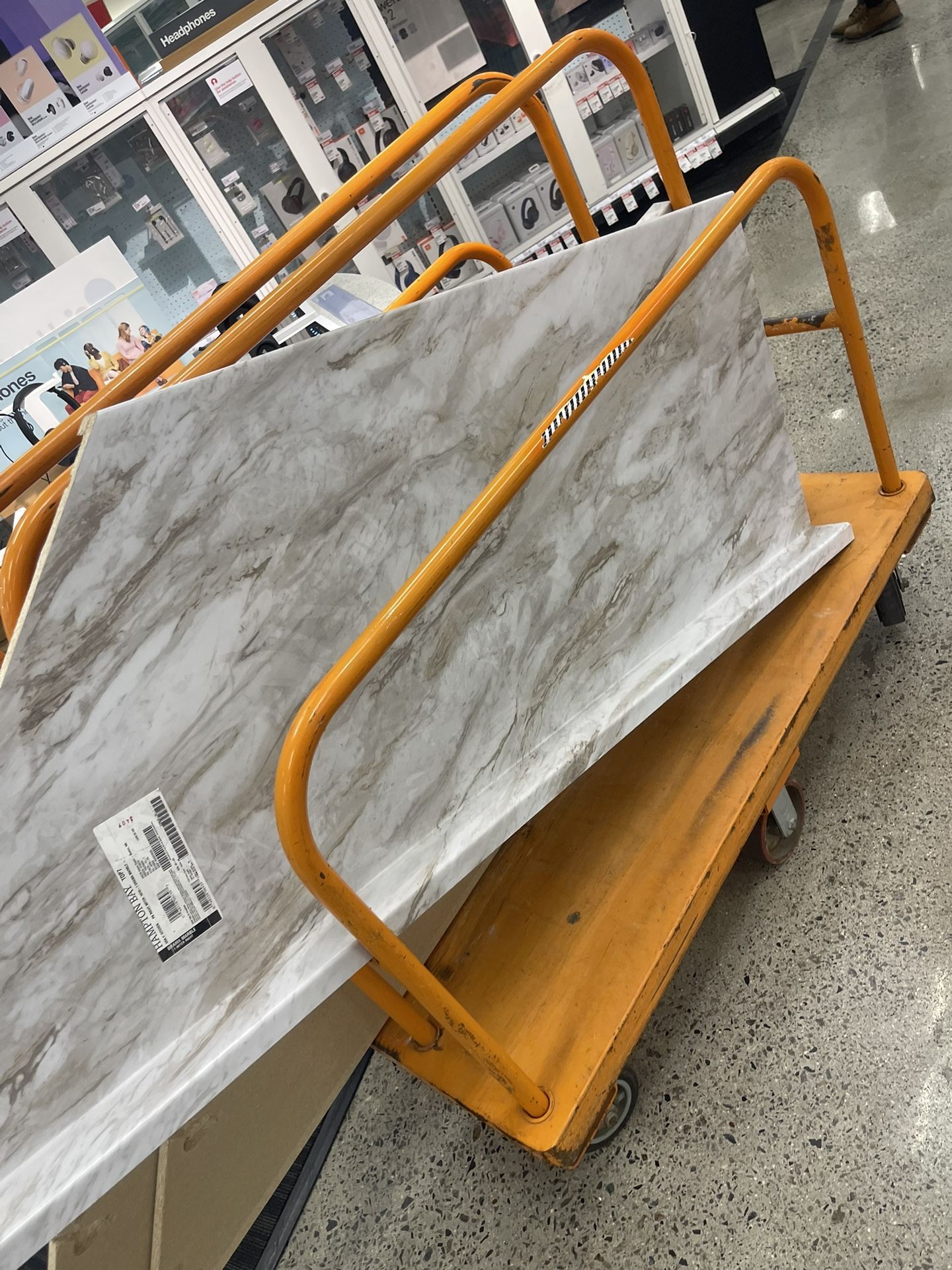 3 Drama Marble Table Counter Tops 2 Left 1 Right 