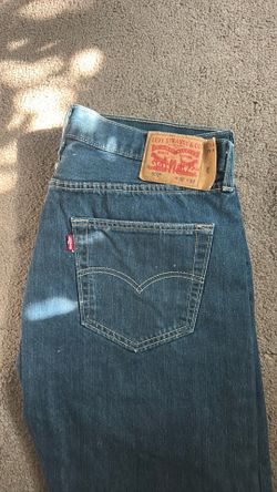 blue 501s (bottom is cut)
