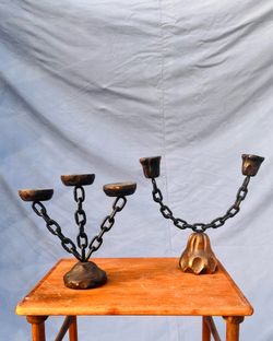 Vintage Spanish Brutalist candelabra 1970’s