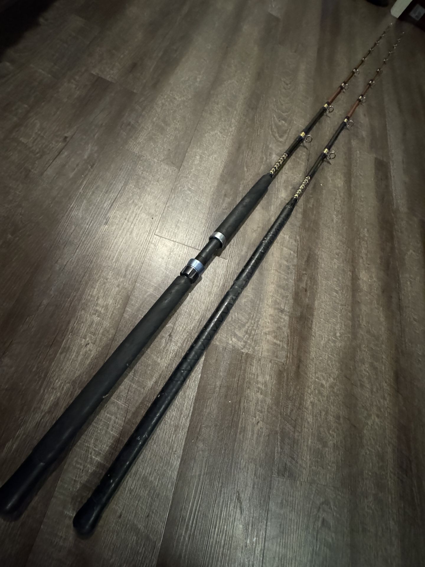 Pair Of 8' 20 40 Pro Sabre Salt Water Fishing