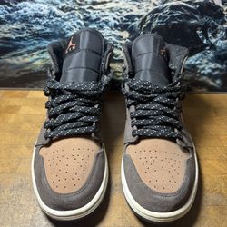 Air Jordan 1 Mid SE Dark Chocolate 2021
