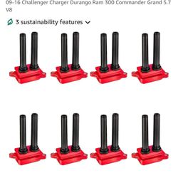 BDFHYK Set of 8 Ignition Coil Pack UF504 C1526 Compatible with 09-16 Challenger Charger Durango Ram 300 Commander Grand 5.7