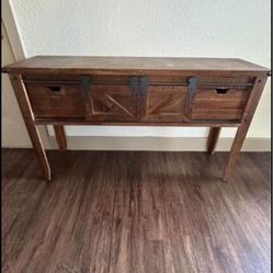 Wooden TV Stand/Desk for Sale. Good Condition. $70 OBO