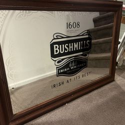 1608 Bushmillls Irish Whiskey Mirror