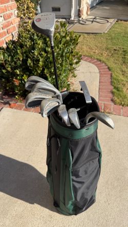 Golf Club Set + Golf Bag – $60 in all