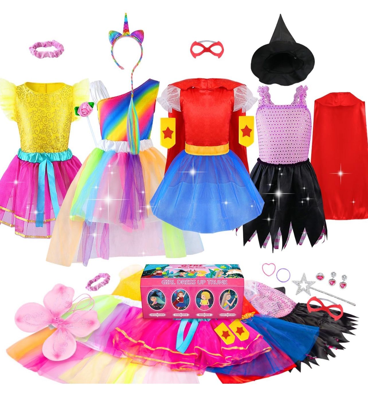 Girls Dress Up Trunk Halloween costumes