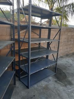 Industrial metal racks