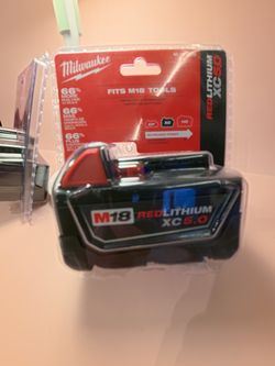 Milwaukee M18 5.0 battery XC