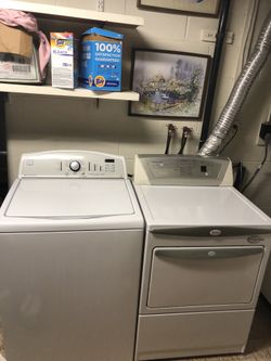 Kenmore and Whirlpool Washer and Dryer