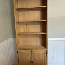 Book shelf cabinet wood 