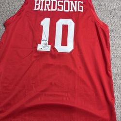 Otis Birdsong Signed Autograph Custom Jersey - JSA Coa - Houston Cougars