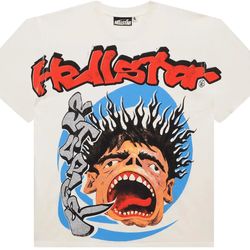 Hellstar Men’s Graphic T-Shirt Screaming Kid Design, Size L