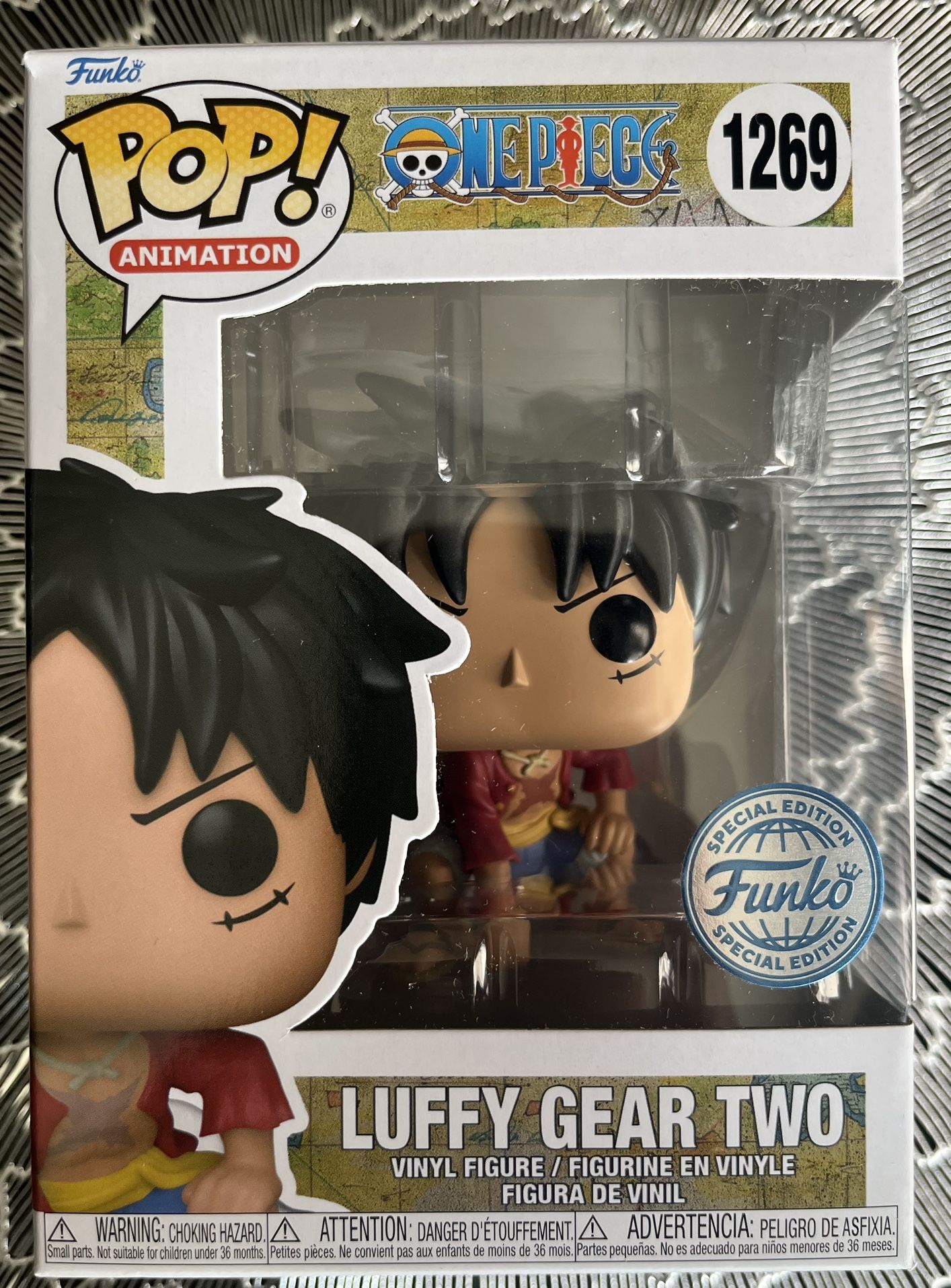 Funko Pop Luffy Gear 2 One Piece SE Sticker Vinyl Figure