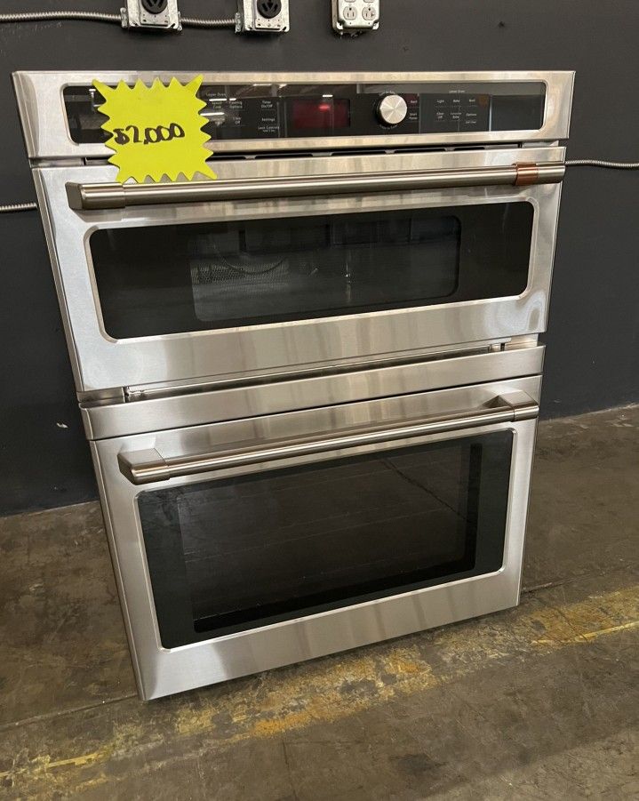 GE CAFE Stainless Steel Microwave Oven Combo