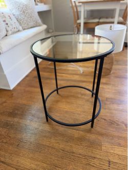 Glass End Table