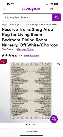 Rug (professionally cleaned still in wrapping)