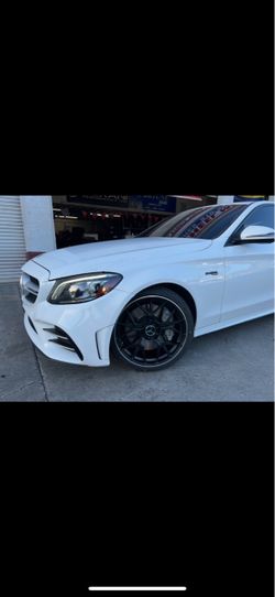 Mercedes c300 e350 e300 19” staggered new amg styie rims new tires sets sample pic