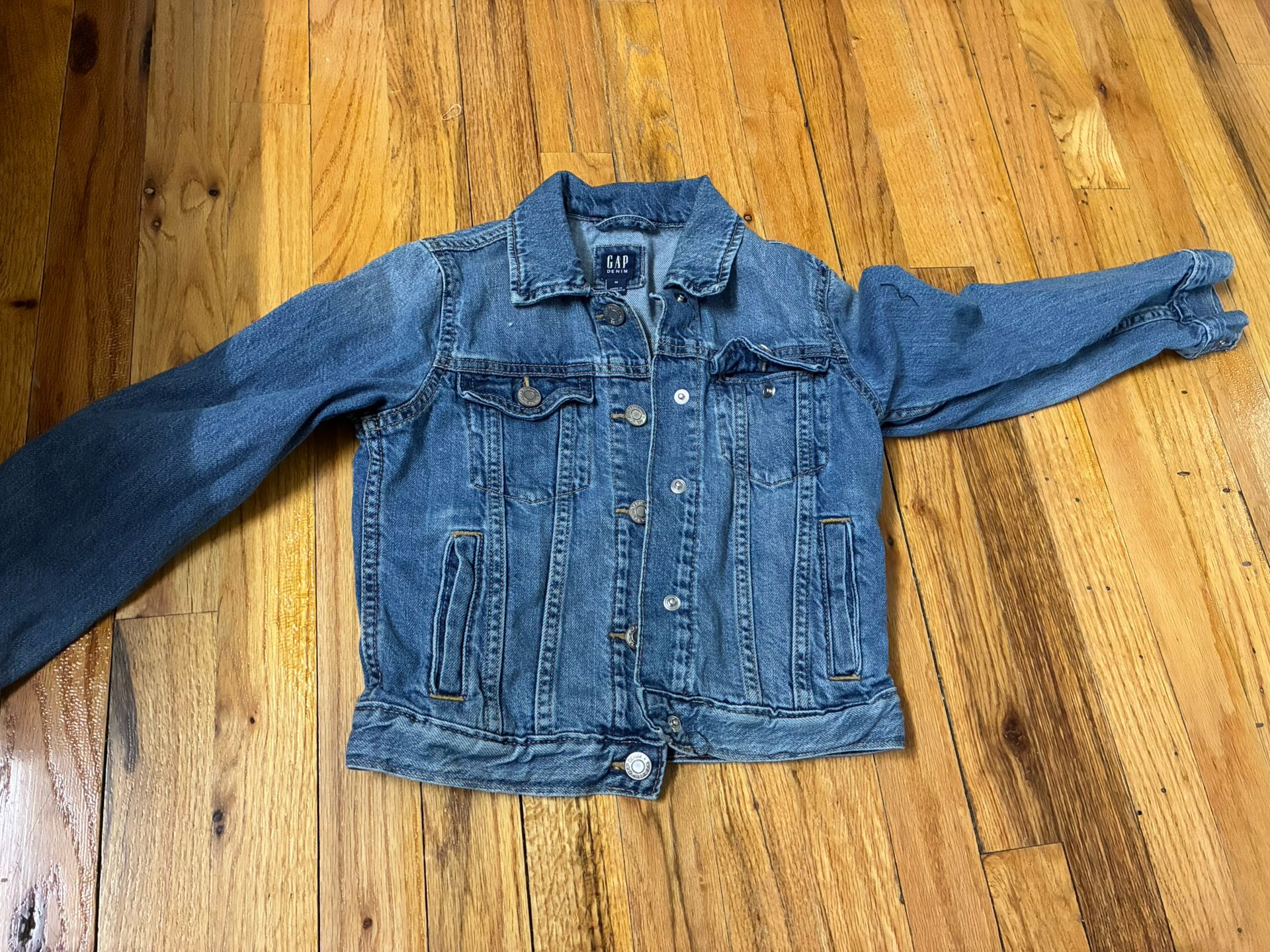 gap kids denim jacket M