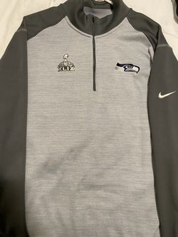 Authentic Nike Seahawks Long Sleeve W Zipper