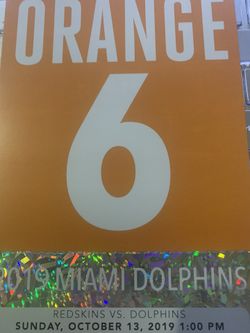 Orange parking today’s game vs redskins