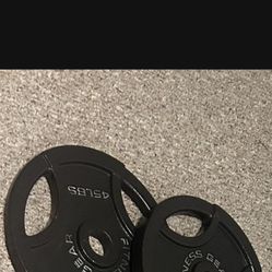 45 Lbs Olympic Weight Plates 