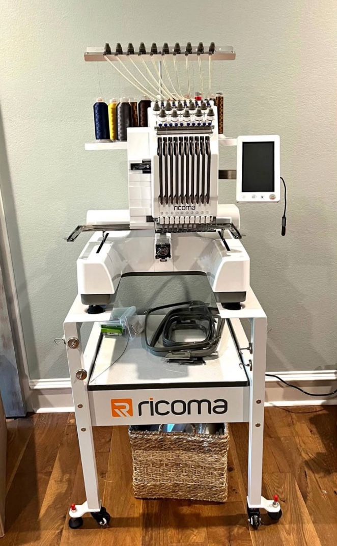 Ricoma EM 1010 Embroidery’ Machine.