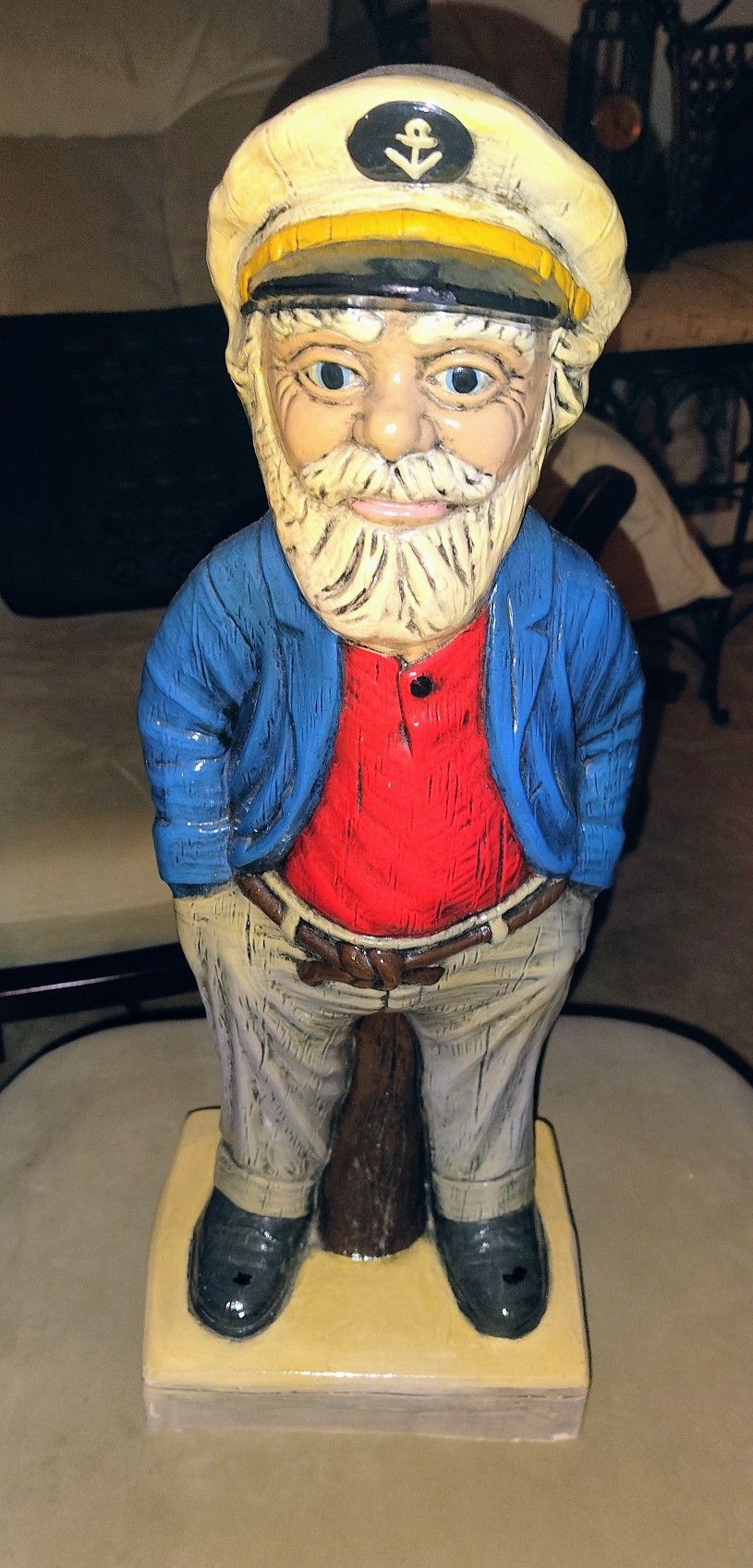 Antique Sailor Statue Lawn Or House Decor