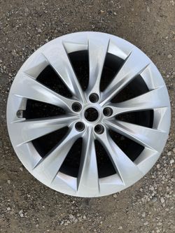 20x9 Tesla Model X OEM Slipstream (1) Front Wheel