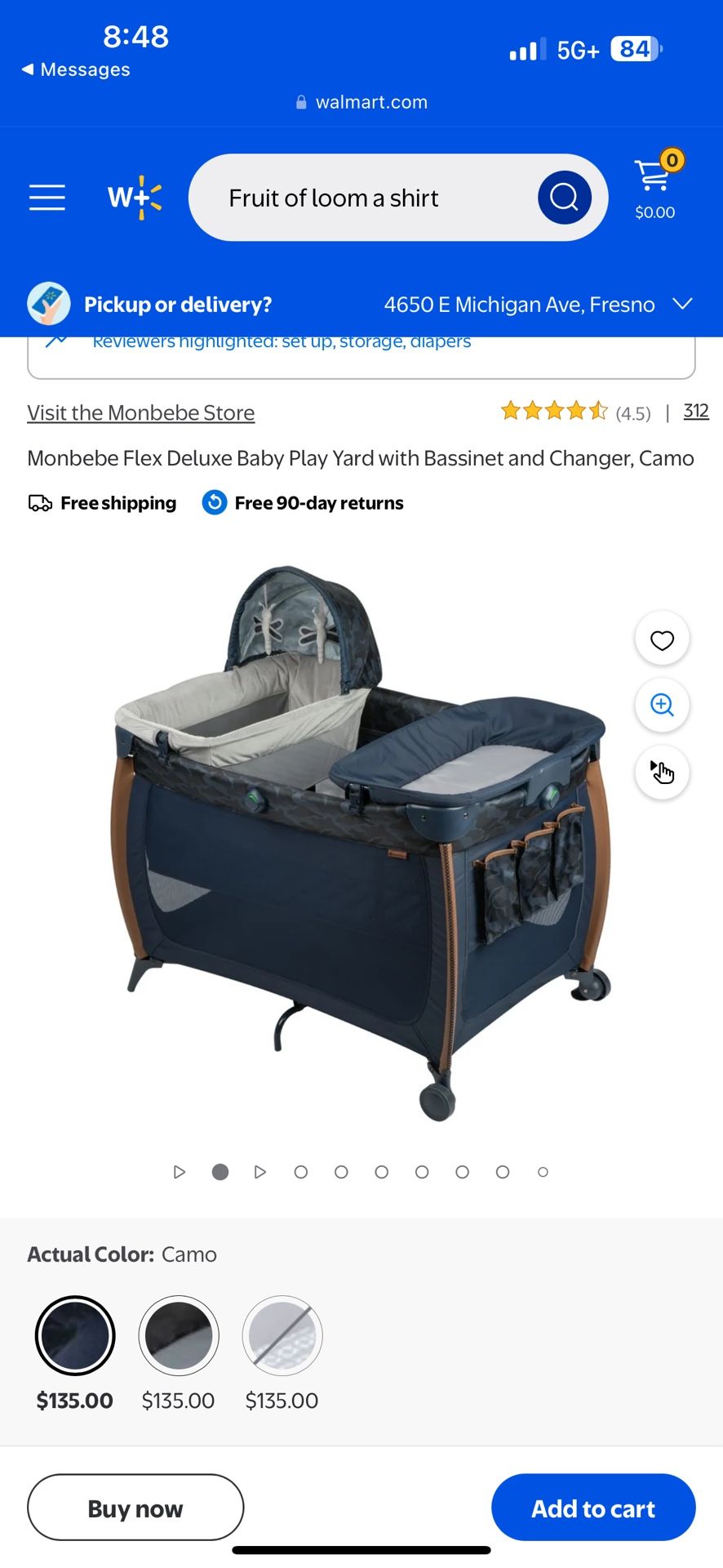 Brand New Baby Play Yard With Bassinet And Changing Table