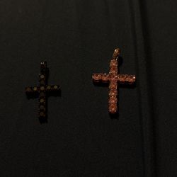 Diamond crosses, not real diamonds