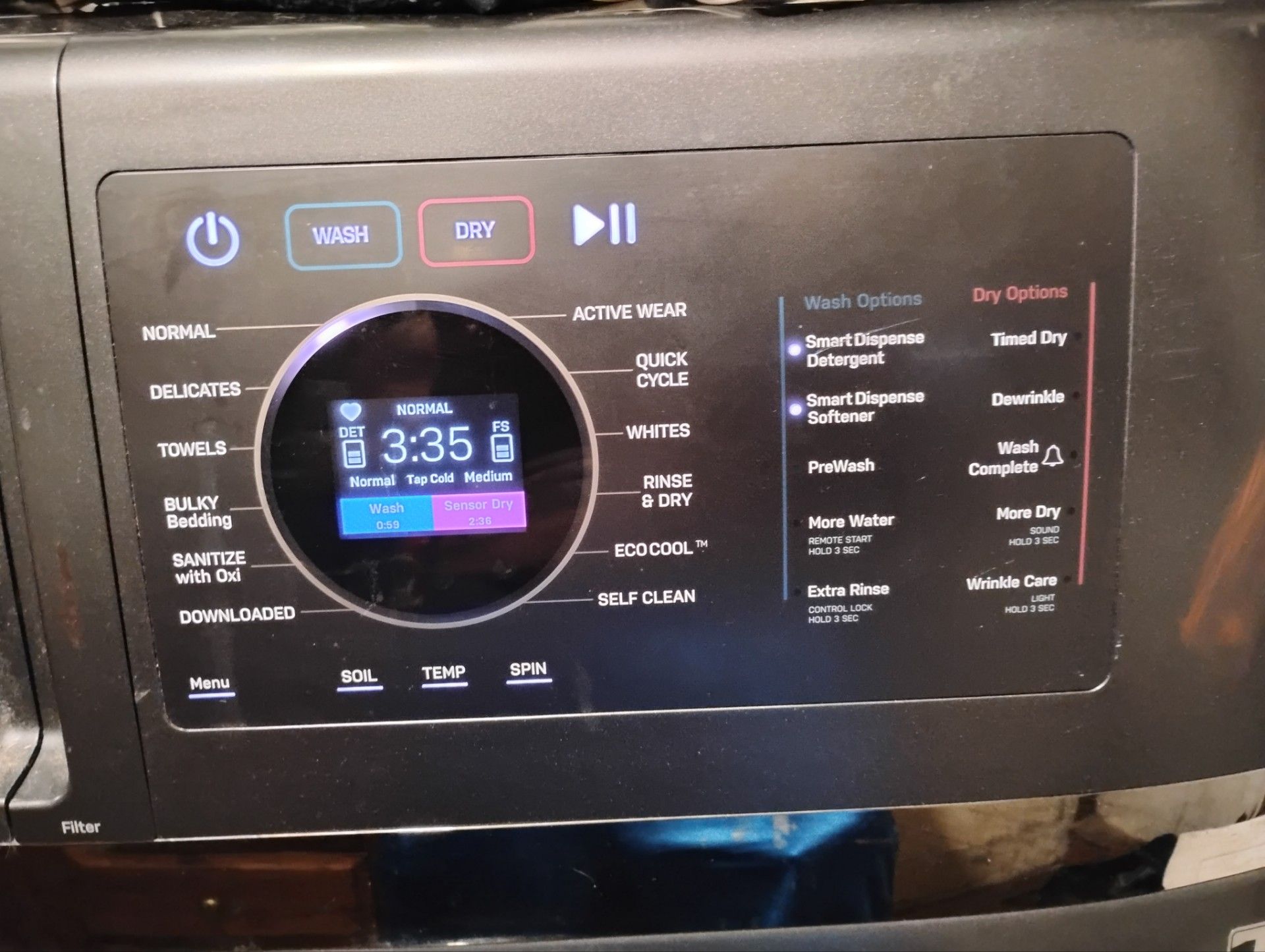 Washer and dryer in one